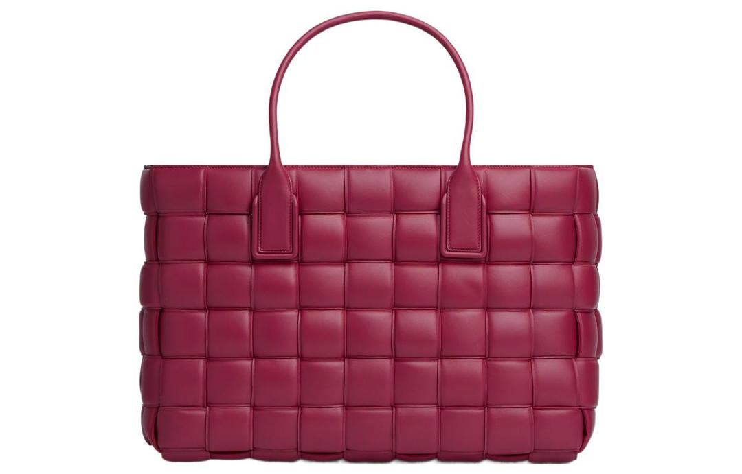 Bottega Veneta Bottega Veneta Lambskin Handbag Women's Fuchsia
