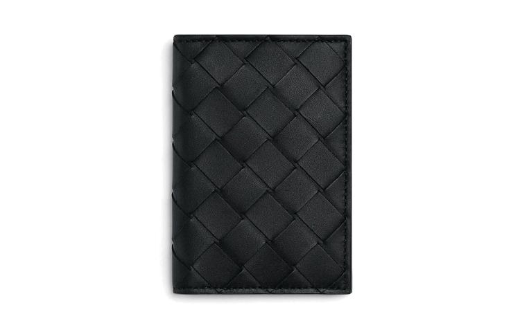 Bottega Veneta Bottega Veneta Bottega Veneta Luggage Collection Leather Card Holder Men's Black