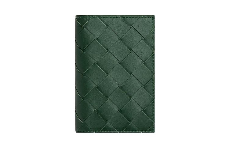 Bottega Veneta Bottega Veneta Cow Leather Wallet, Card Holder Men's Rain Tree Green/Sage Green