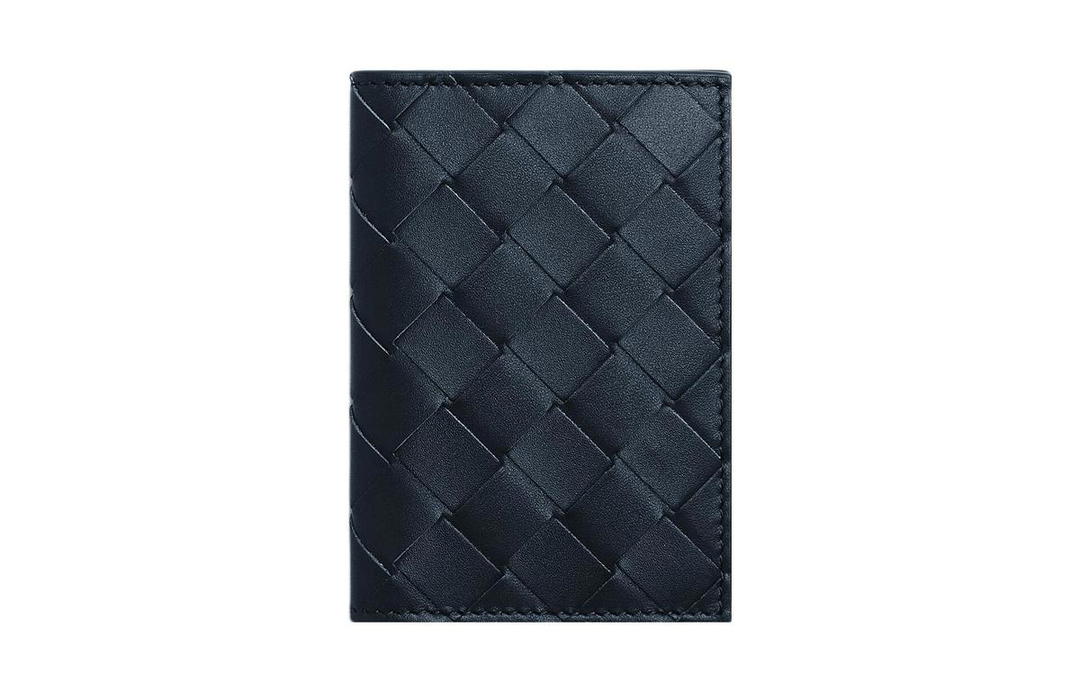 Bottega Veneta Bottega Veneta Cow Leather Wallets Card Holders Men's Space Gray/Blossom Pink