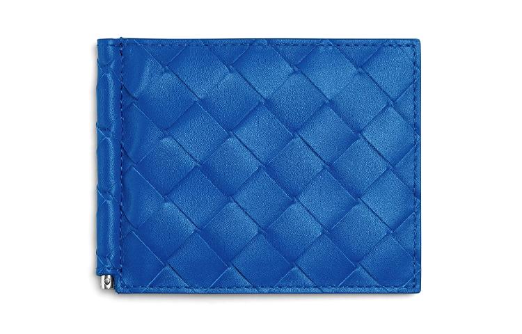 Bottega Veneta Bottega Veneta Bottega Veneta Luggage Collection Cow Leather Wallet Men's Cobalt Blue