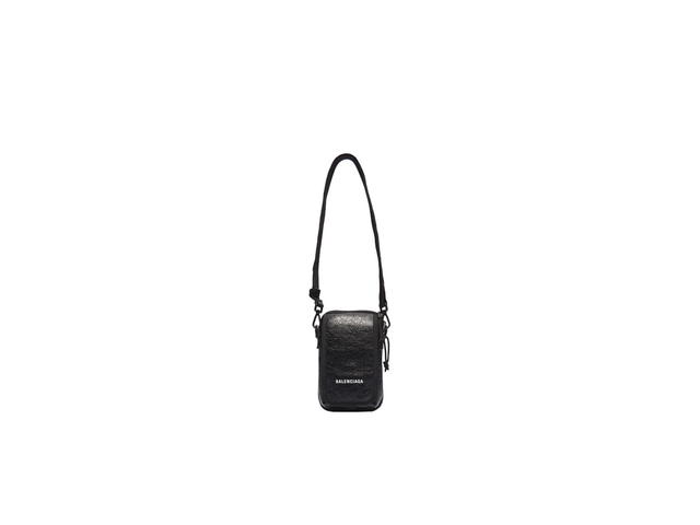 Balenciaga Balenciaga Explorer Crossbody Pouch Bag Black - view 2