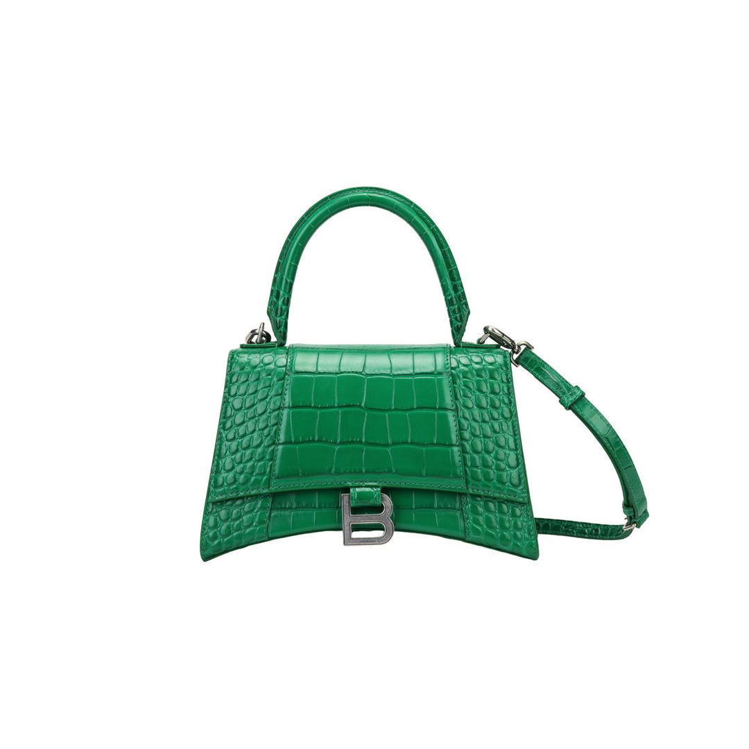 Balenciaga Balenciaga Small Hourglass Handbag Women's Green