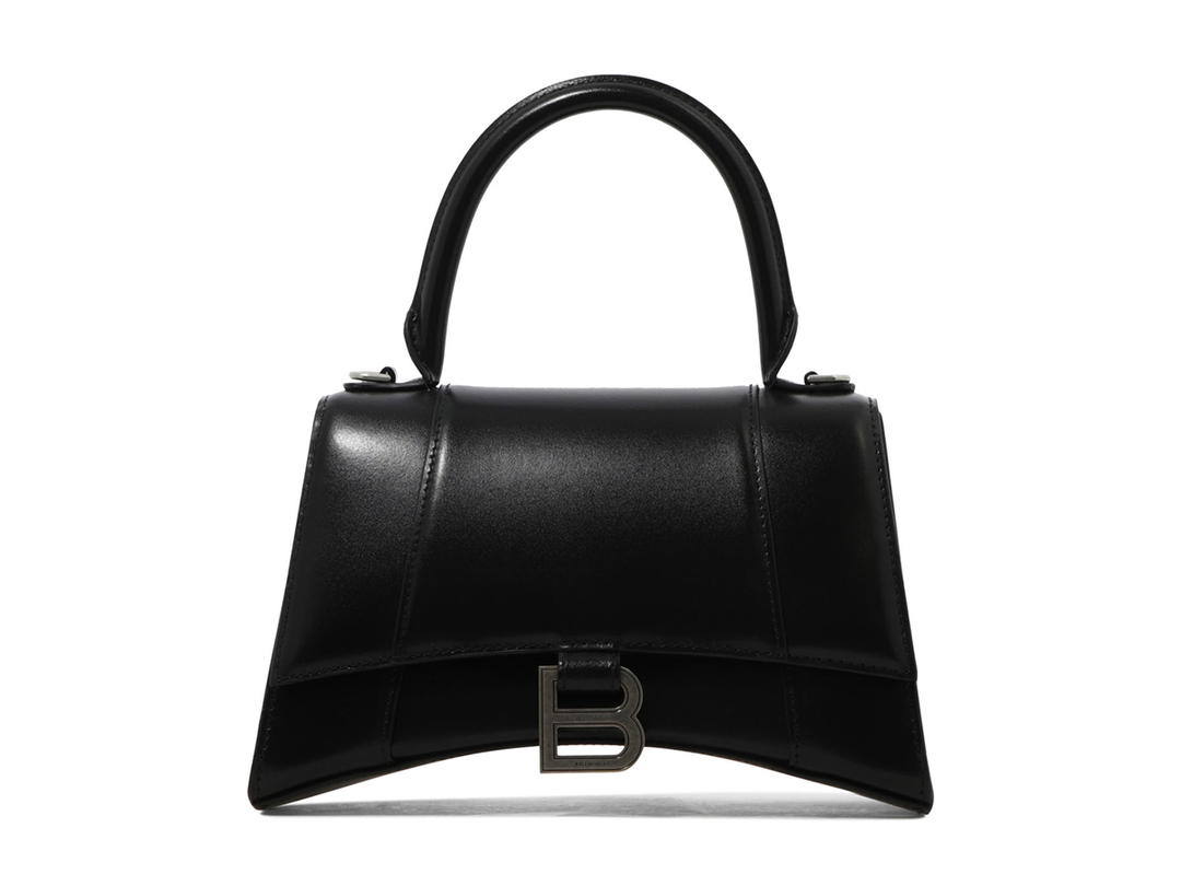 Balenciaga Balenciaga Hourglass Handbagblack Pelle Di Vitello CARRYOVER