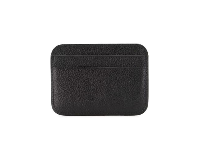 Balenciaga Balenciaga Cash Logo Card Holder Black - view 2