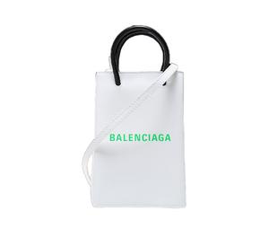 Buy Balenciaga Leather Tote Bag Shopping Bag Cell Phone Pouch Crossbody Handbag Shoulder Bag Regular Women's White at Sasom – Authentic and Ready to Ship