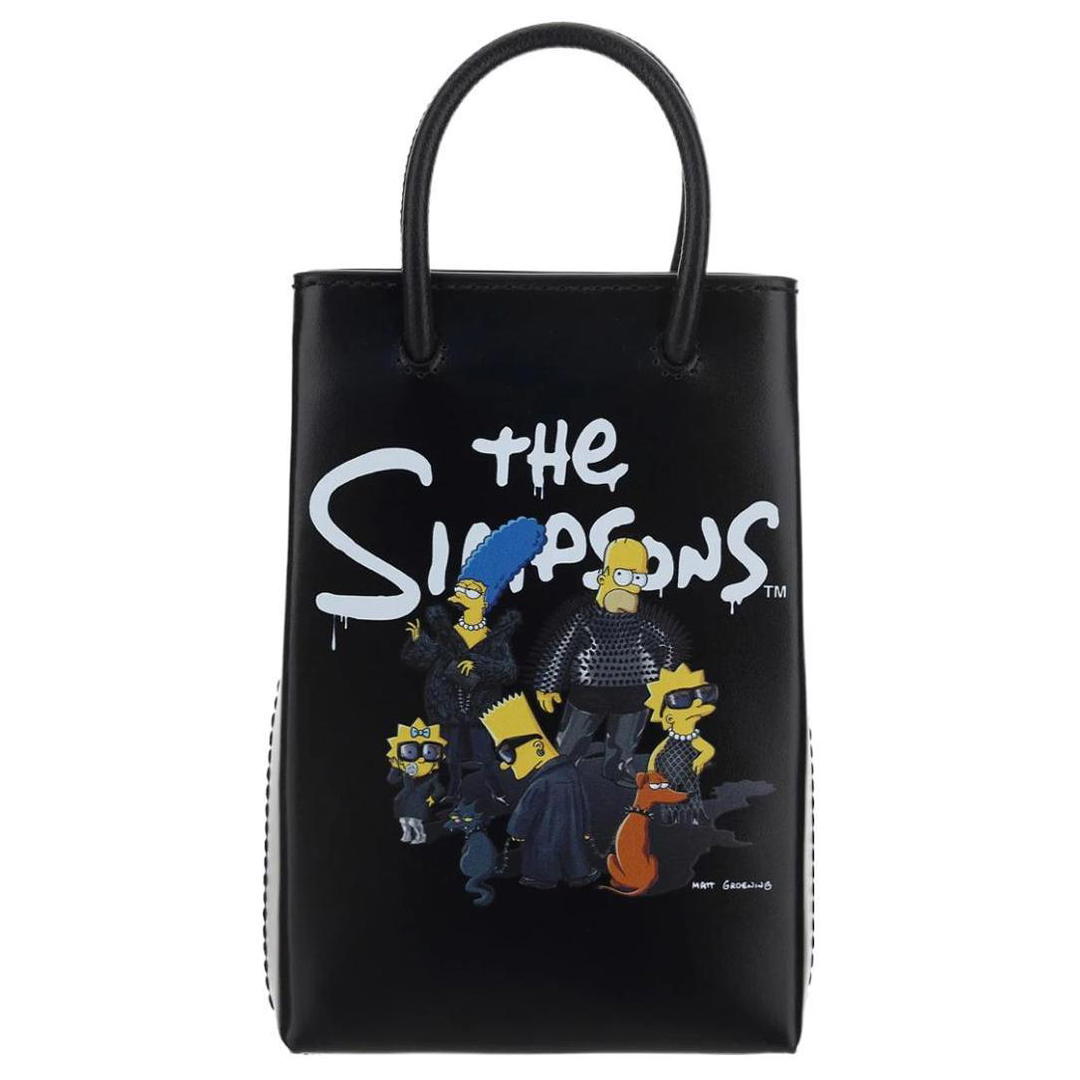 Balenciaga Balenciaga X The Simpsons Mini Shopping Bag Black
