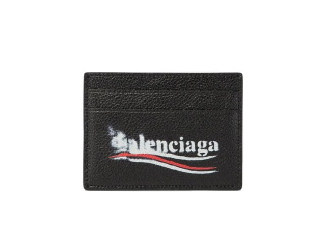 Balenciaga Balenciaga Cash Cardholder Black Grained Calfskin - view 1