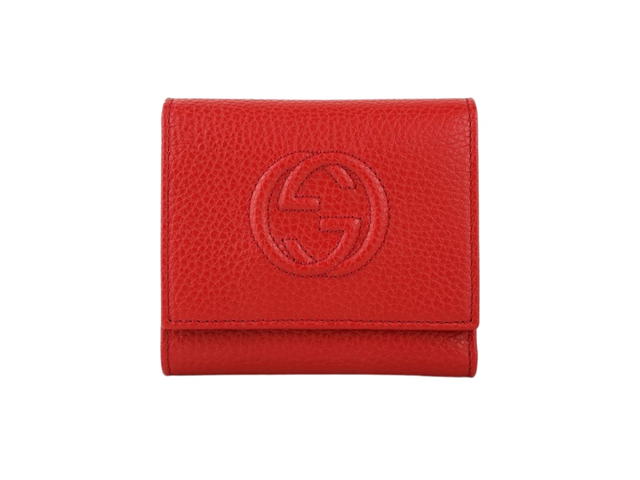 Gucci Gucci Soho Trifold Wallet Small Red - view 1