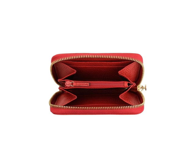 Gucci Gucci Soho Zip Around Short Wallet Red - view 2