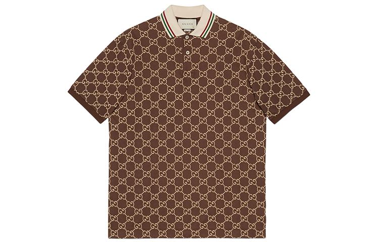 Gucci Gucci Polo Shirts Men Brown