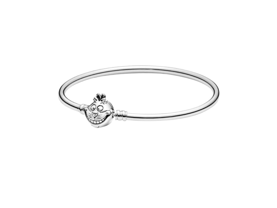 Pandora Pandora Disney Alice In Wonderland Cheshire Cat Clasp Silver Bracelet