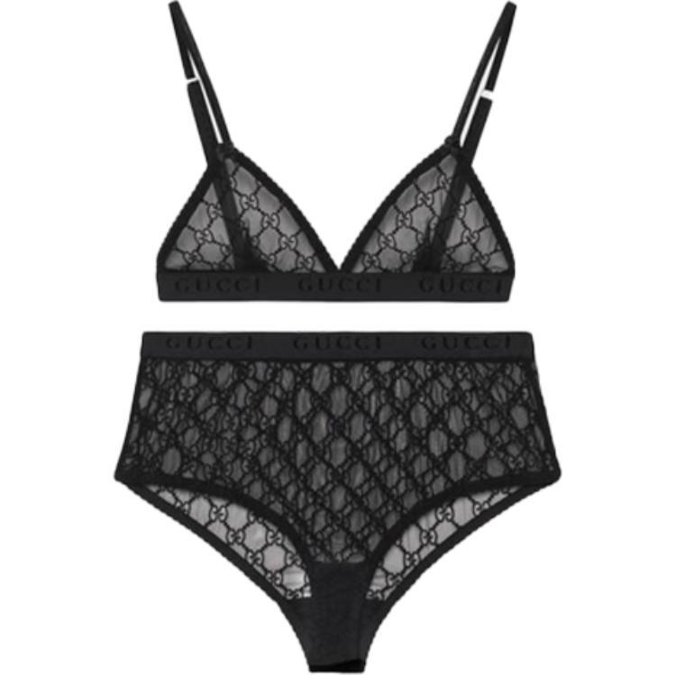 Gucci Gucci Gg Tulle Lingerie Set