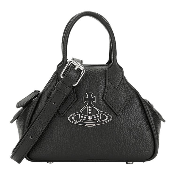 Vivienne Westwood Vivienne Westwood PU Shoulder Bag Crossbody Bag Handbag Small Size Women's Black