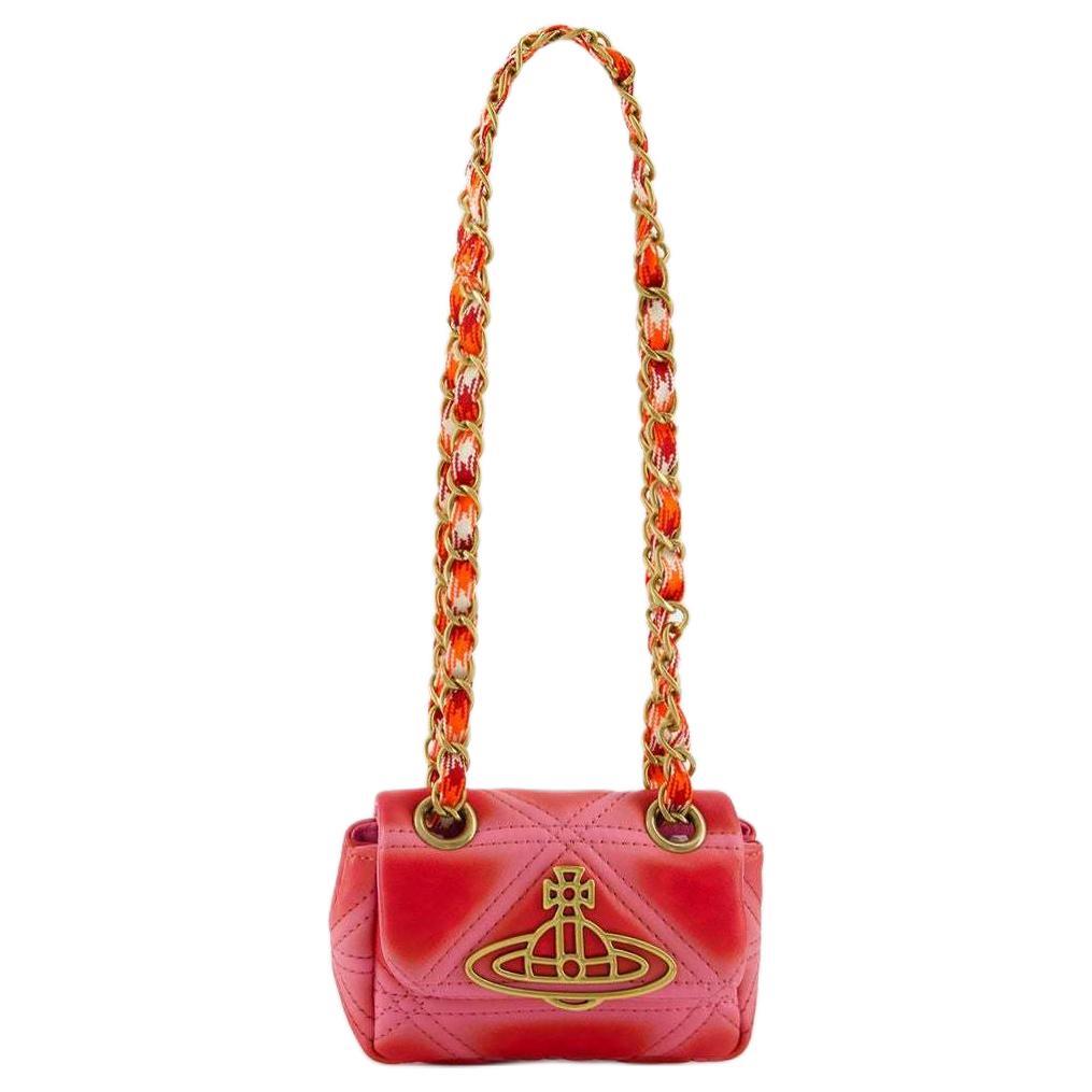 Vivienne Westwood Vivienne Westwood Smooth Finish Lambskin Handbag, Shoulder Bag Women's Pink