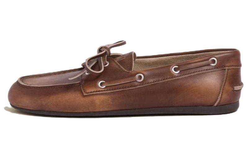 Miu Miu MIU MIU Bleached Leather Loafers