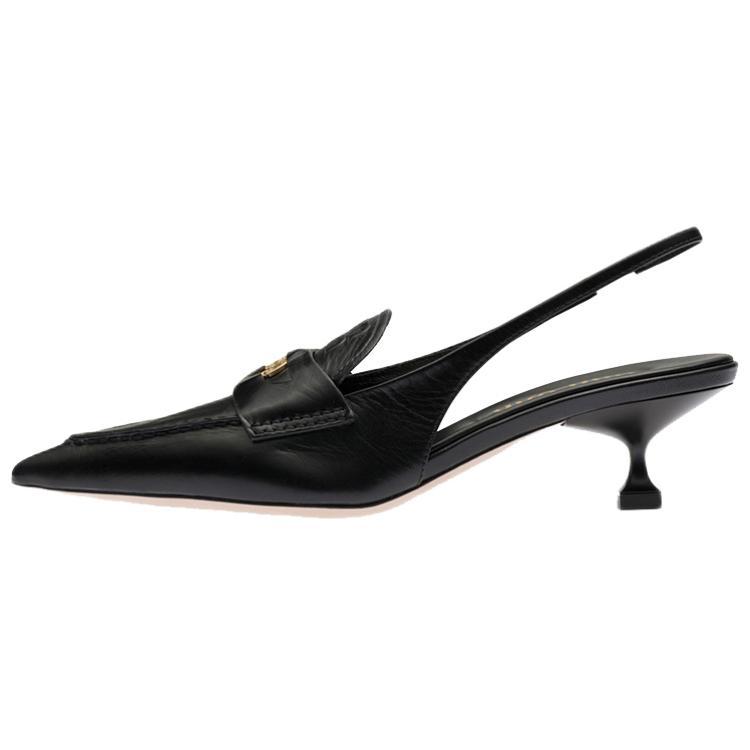 Miu Miu MIU MIU 50mm Leather Slingback Pumps