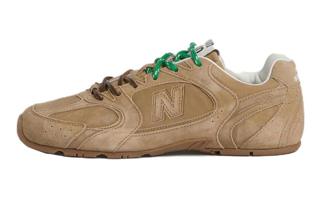 Miu Miu New Balance x MIU MIU NB 530 SL Qixi Festival Model Anti Slip Wear Resistant Low Top Casual Shoes Women's Light Brown