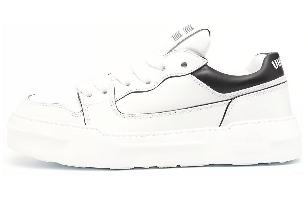 Miu Miu MIU MIU Stylish Skateboarding Shoes Women's White Black