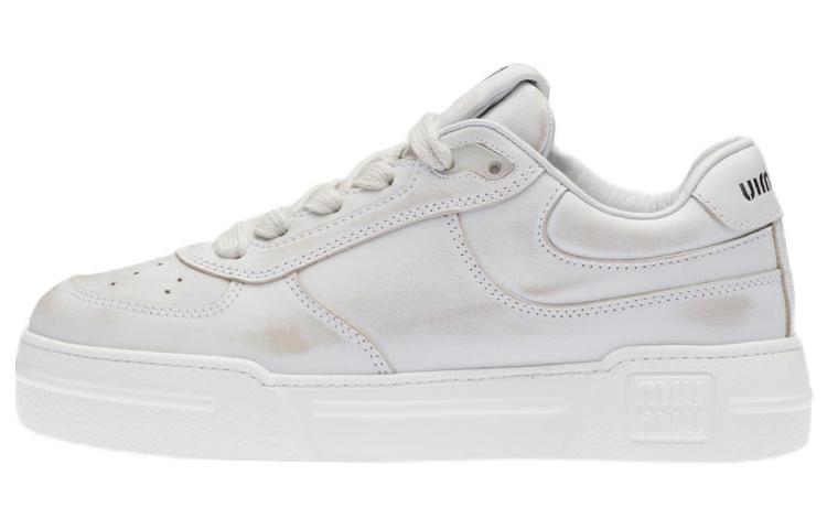 Miu Miu MIU MIU Low-Top Stylish Skateboarding Shoes Women's White
