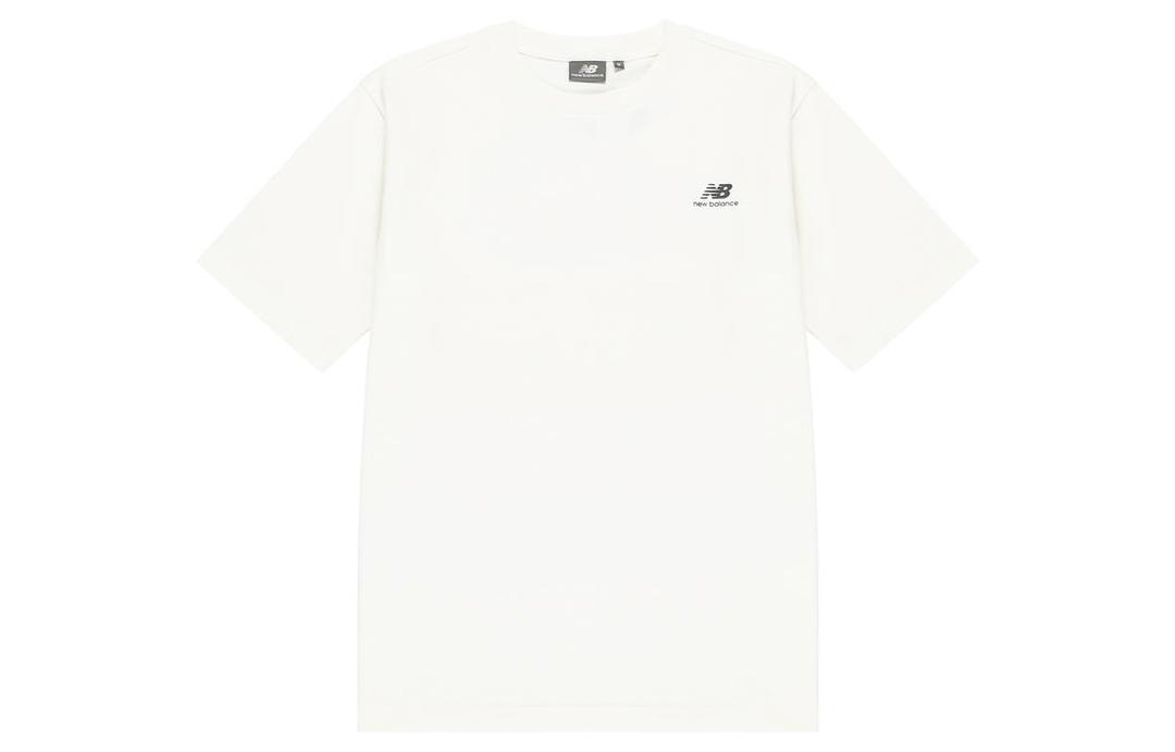 New Balance New Balance Drop Shoulder Sleeve T Shirt Unisex White