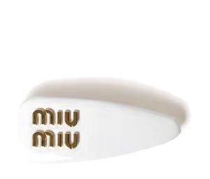 Buy MIU MIU Leather Hair Clip at Sasom – Authentic and Ready to Ship