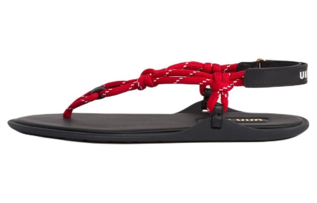 Miu Miu MIU MIU Cord strap Leather Sandals