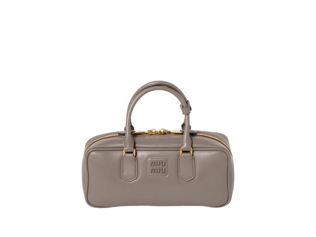 Miu Miu Miu Miu Arcadie Leather Bag Clay Gray - view 1