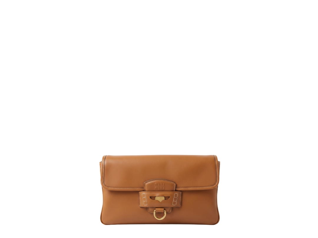 Miu Miu Miu Miu Penny Shoulder Bag Caramel