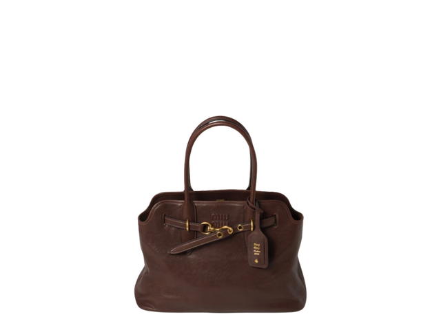 Miu Miu Miu Miu Aventure Nappa Leather Bag Briarwood - view 1