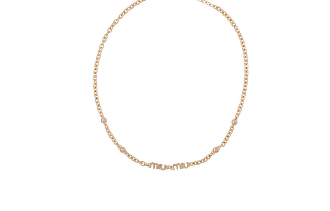 Miu Miu Miu Miu Metal Necklace