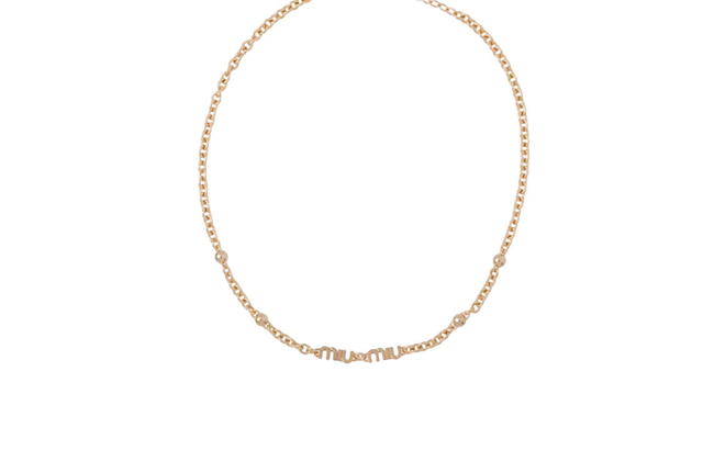 Miu Miu Miu Miu Metal Necklace - view 1