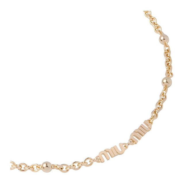 Miu Miu Miu Miu Metal Necklace - view 3