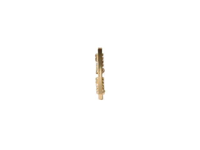 Miu Miu Miu Miu Enameled Metal Hair Clip Light Blue - view 2