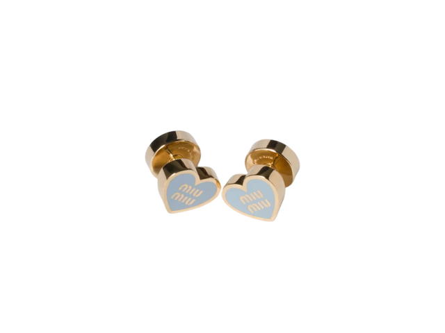 Miu Miu Miu Miu Metal Earrings Gold Celeste - view 1