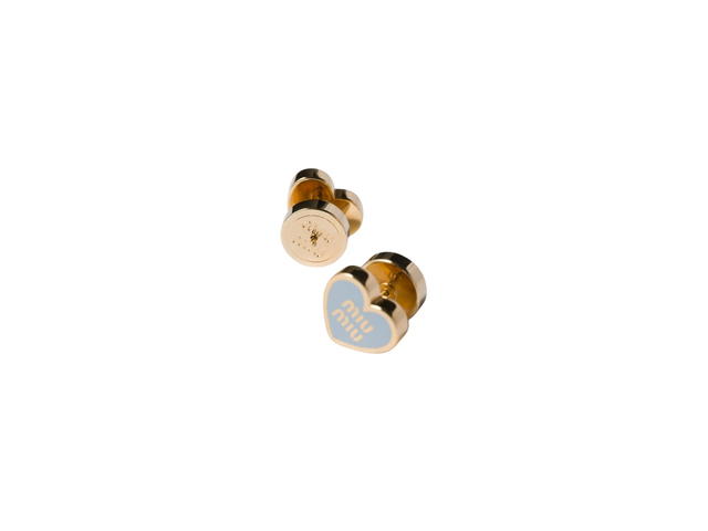 Miu Miu Miu Miu Metal Earrings Gold Celeste - view 2