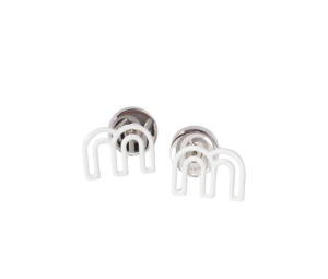 Buy Miu Miu Metal Earrings White at Sasom – Authentic and Ready to Ship