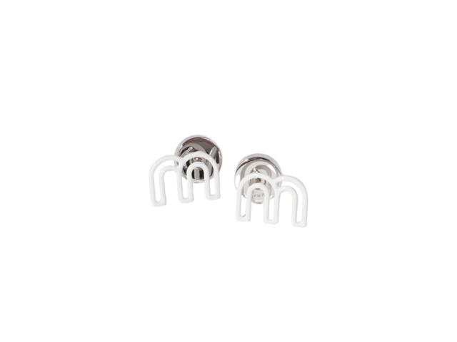 Miu Miu Miu Miu Metal Earrings White - view 1