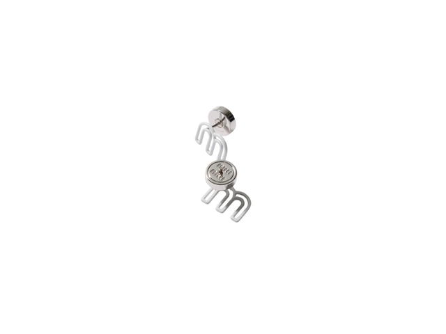 Miu Miu Miu Miu Metal Earrings White - view 2