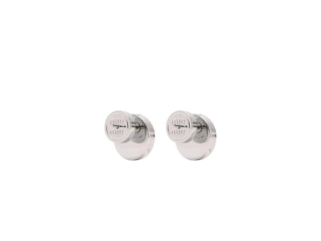 Miu Miu Miu Miu Enameled Metal Earrings Silver - view 3