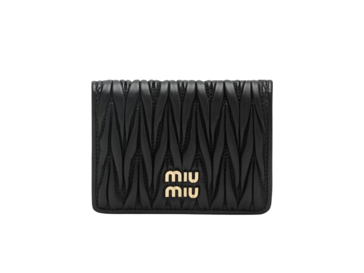 Miu Miu Miu Miu Compact Wallet Black