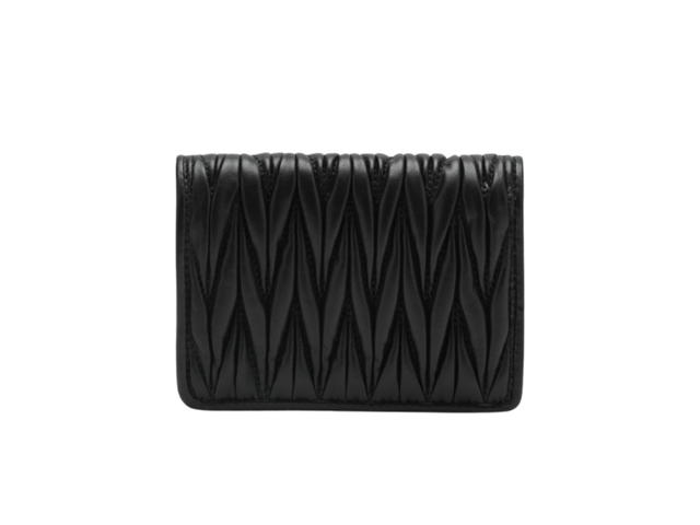 Miu Miu Miu Miu Compact Wallet Black - view 3
