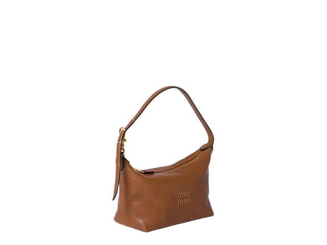 Miu Miu Miu Miu Nappa Leather Pouch Oak - view 2