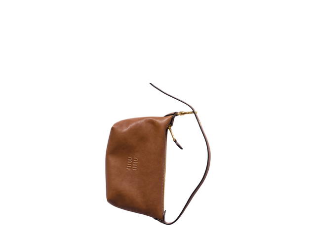 Miu Miu Miu Miu Nappa Leather Pouch Oak - view 4