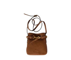 Buy Miu Miu Nappa Leather Pouch Oak at Sasom – Authentic and Ready to Ship