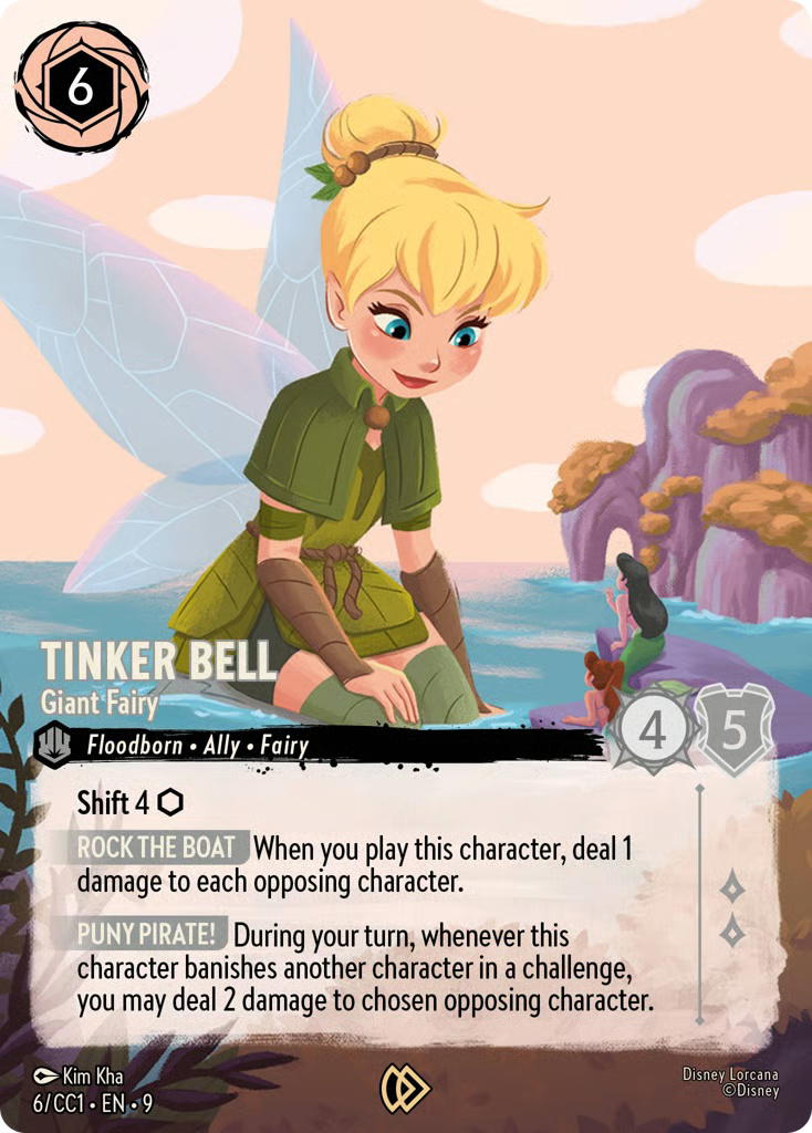 Disney Lorcana Disney Lorcana Tinker Bell Giant Fairy Promo [6/CC1] Curator's Collection: Heroines Edition (EN)