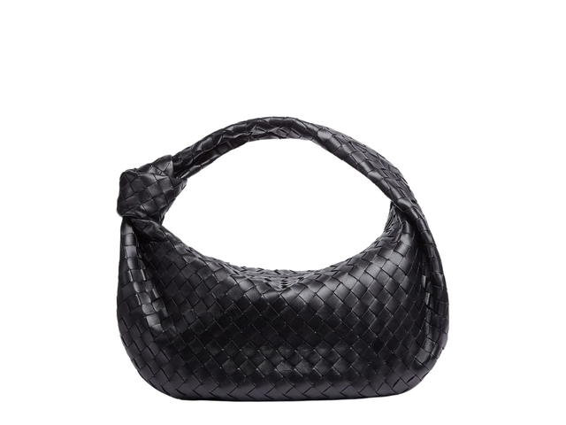 Bottega Veneta Bottega Veneta Classic Jodie In Lambskin With Silver Finish Hardware Black - view 1