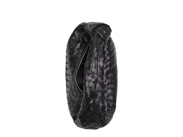 Bottega Veneta Bottega Veneta Classic Jodie In Lambskin With Silver Finish Hardware Black - view 2