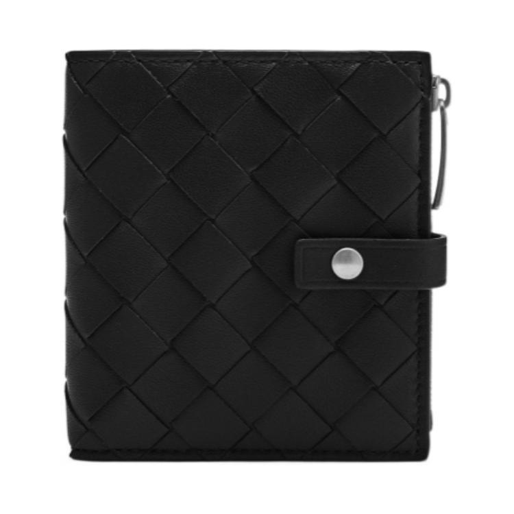 Bottega Veneta Bottega Veneta Leather Wallet Women's Black