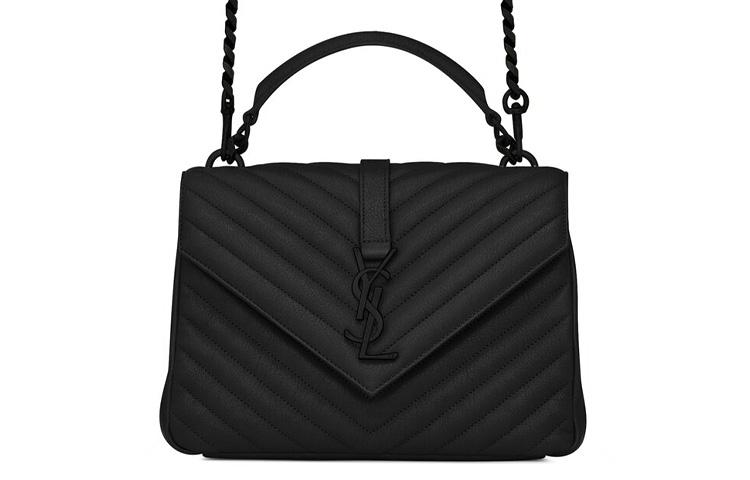 Saint Laurent Saint Laurent Sheepskin Handbag, Shoulder Bag, Crossbody Bag Medium Size Women's Black